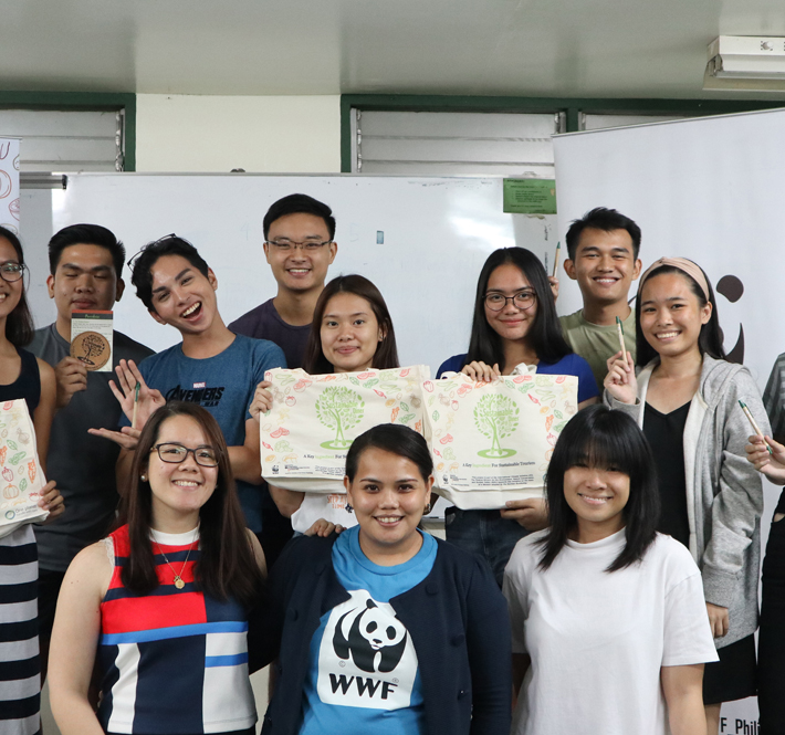 <h1>Tourism Students for Sustainable Dining</h1>
<p> “Tourism is an industry where environmental protection should be placed at the core.</p>
<p style="text-align: right;"><a href="https://archive.wwf.org.ph/what-we-do/food/thesustainablediner/leftover-environmental-impact/" target="_blank">Read More ></a></p>