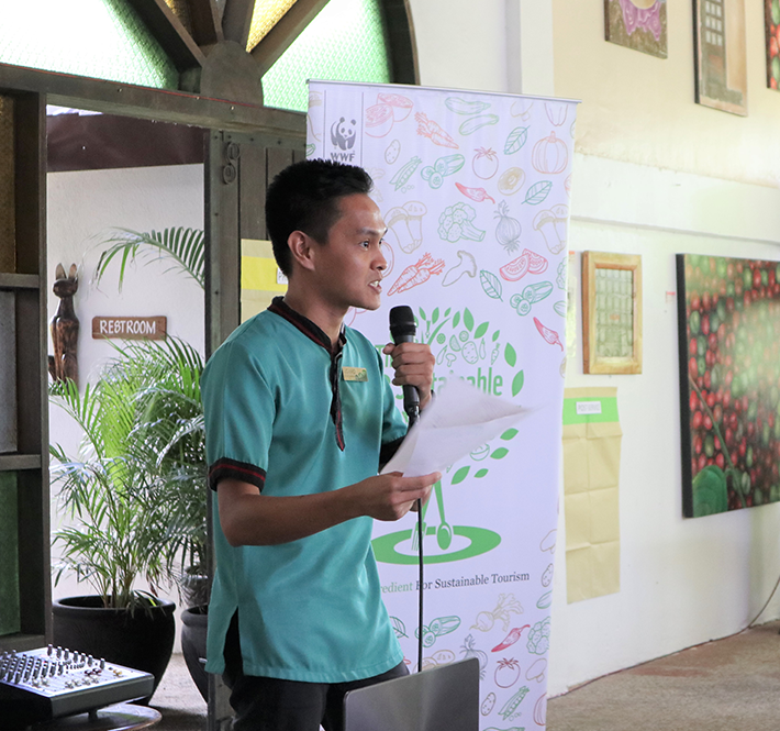 <h1>Nurture Wellness Village Staff Training</h1>
<p>Last May 30, 2019, World Wide Fund for Nature (WWF) Philippines’ The Sustainable Diner: A Key Ingredient for Sustainable Tourism project conducted its first staff training on Food Waste Management and Plastics Waste Management for Nurture Wellness Village/p>
<p style="text-align: right;"><a href="https://archive.wwf.org.ph/what-we-do/food/thesustainablediner/nurture-wellness-staff-training/" target="_blank">Read More ></a></p>