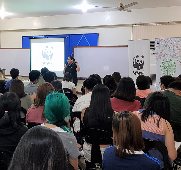 <h1>The Sustainable Diner at Ateneo’s Talakayang Alay sa Bayan</h1>
<p>Last October 8, 2019, The Sustainable Diner: A Key Ingredient for Sustainable Tourism, /p><p style="text-align: right;"><a href="https://archive.wwf.org.ph/resource-center/story-archives-2019/sustainabledinerattalab/" target="_blank" rel="noopener noreferrer">Read More ></a></p>