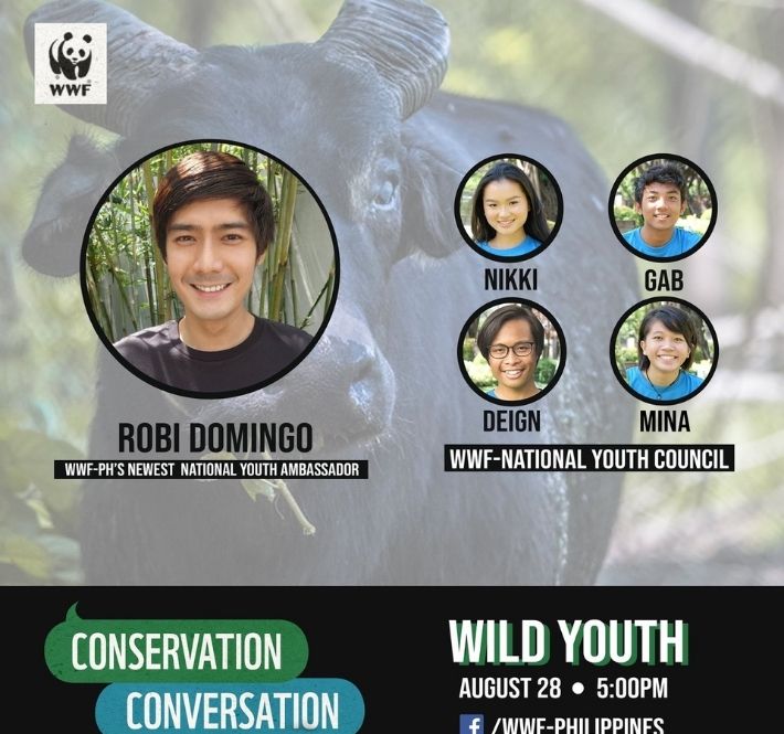 <h1>WWF-PH National Youth Council teams up with Robi Domingo for a conversation on wildlife conservation</h1>
<p>To further encourage discourse on environmental conservation and active participation from the youth sector, another/p>
<p style="text-align: right;"><a href="https://archive.wwf.org.ph/resource-center/story-archives-2020/nyc-teams-up-with-robi-domingo/" target="_blank" rel="noopener noreferrer">Read More ></a></p>