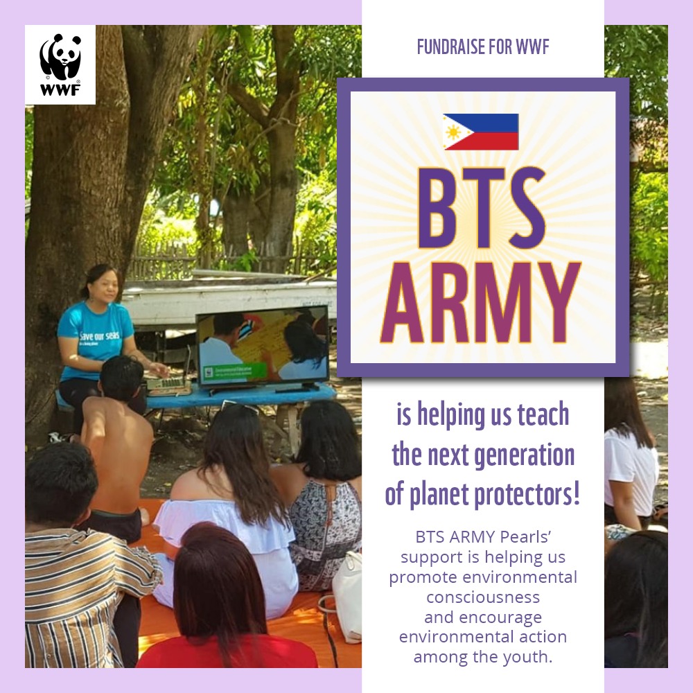<h1>BTS ARMY Pearls</h1>
<p>BTS A.R.M.Ywas established on the 9th of July 2013. A.R.M.Y is an acronym for Adorable Representative M.C. For Youth. </p>
<p style="text-align: right;"><a href="https://archive.wwf.org.ph/chef-reggie-aspiras-2021" target="_blank" rel="noopener noreferrer">Read More ></a></p>